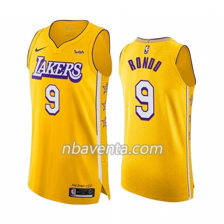 Camiseta Hombre Los Angeles Lakers Rajon Rondo 9 2019-20 Nike City Edition Swingman Camiseta Hombre Los Angeles Lakers Rajon Rondo 9 2019-20 Nike City Edition Swingman
